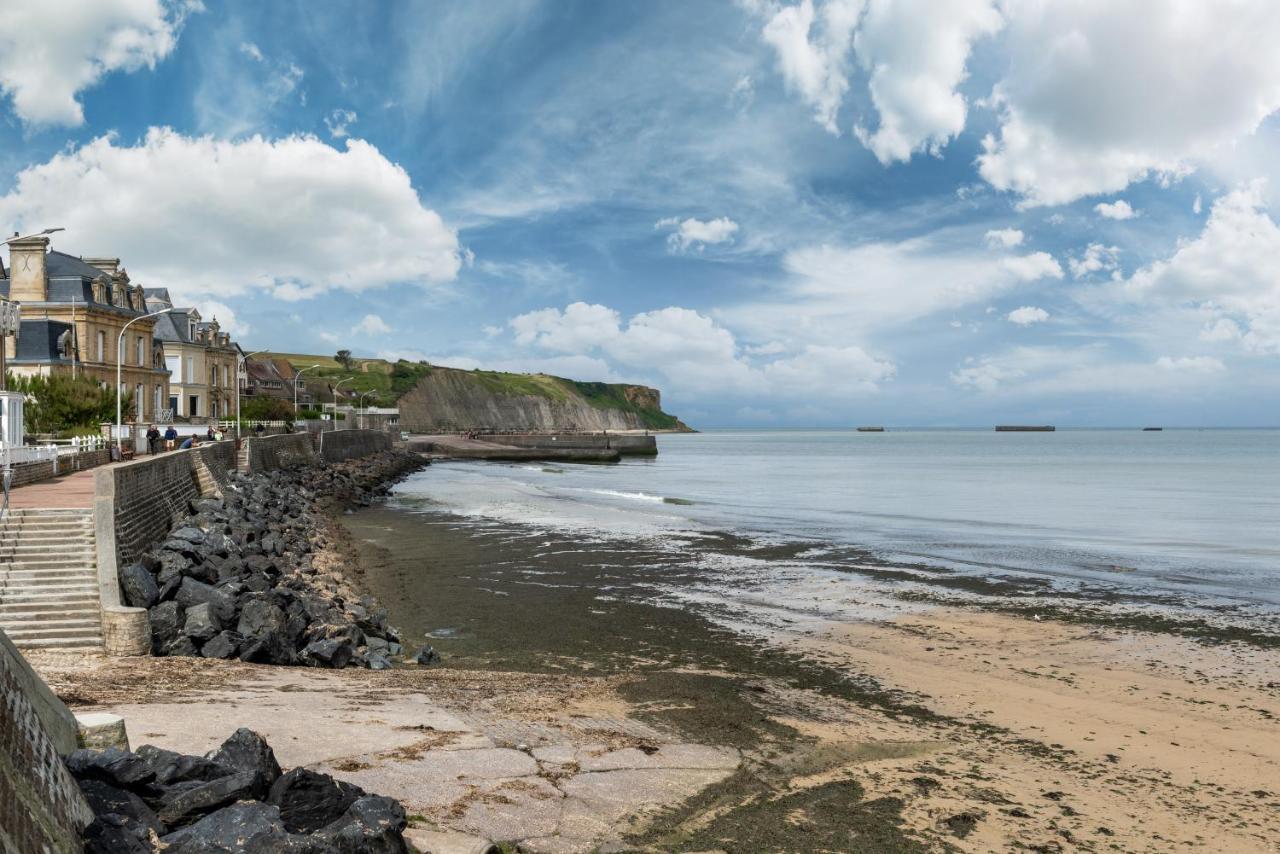 Les Heures Tranquilles - Vue Mer - 50M De La Plage Saint-Come-de-Fresne Экстерьер фото